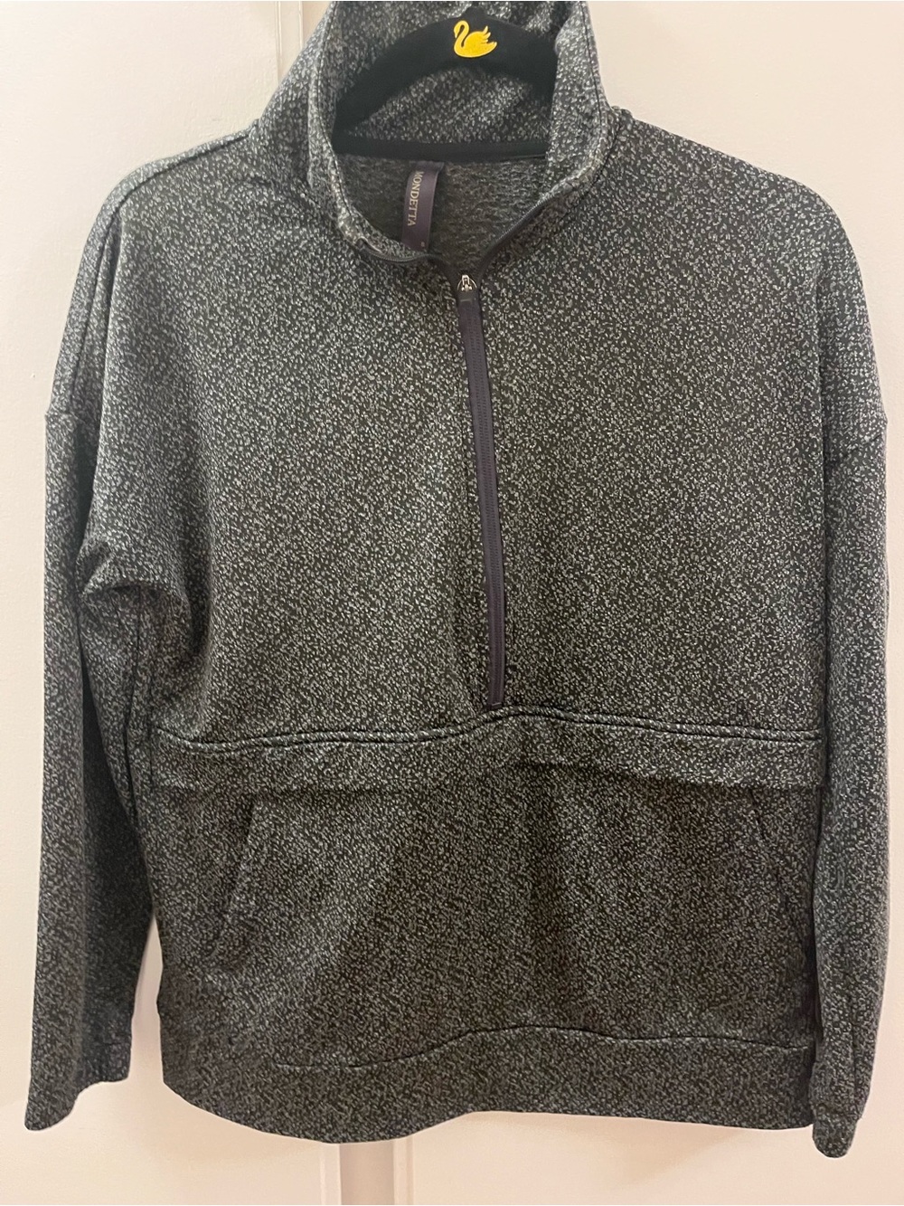 Mondetta Men’s Charcoal Gray Quarter-Zip Pullover - Size Small